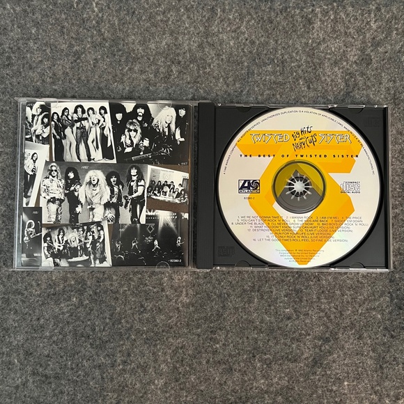 TWISTED SISTER 1992 Big Hits And Nasty Cuts The Best Of CD Atlantic Records - Picture 2 of 6